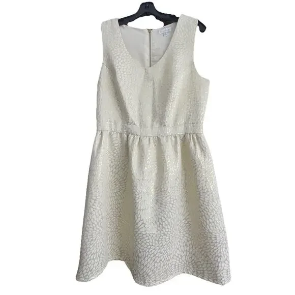 open lace back dress Wonderful Italian Ivory Brocade